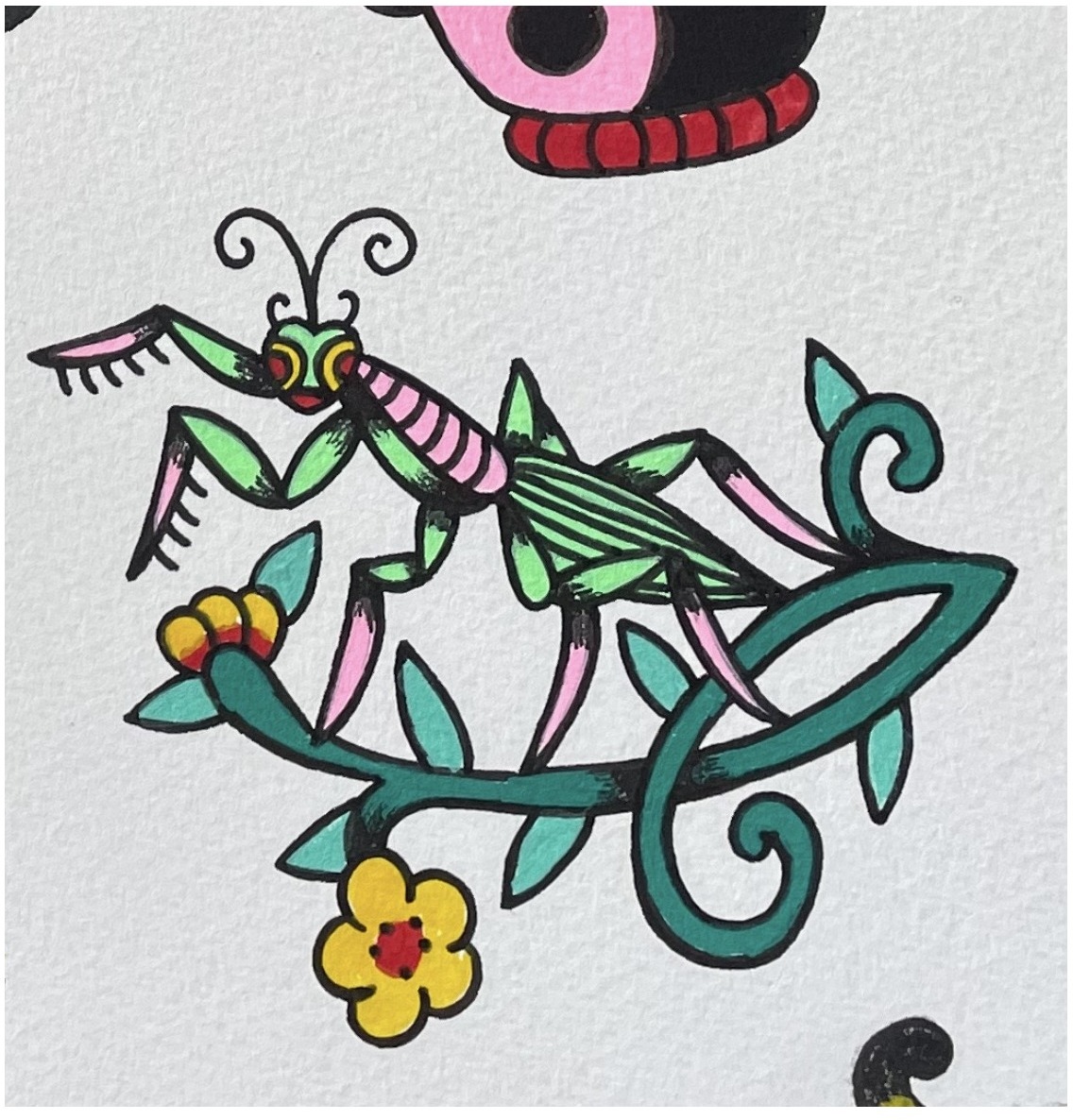 friendly mantis