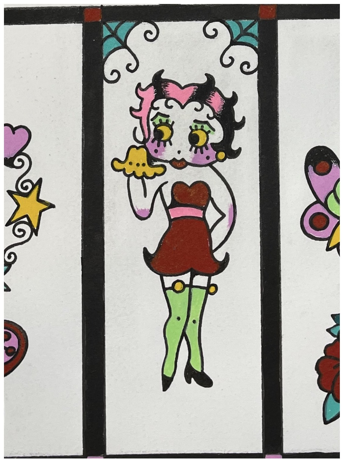 Betty all dressed up