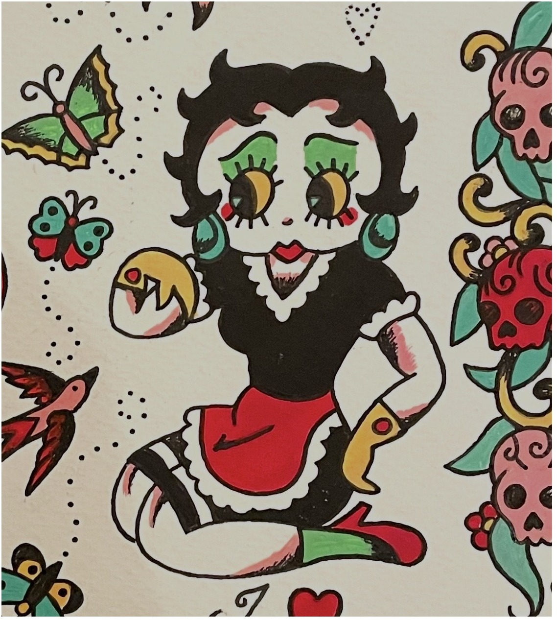 Betty at work