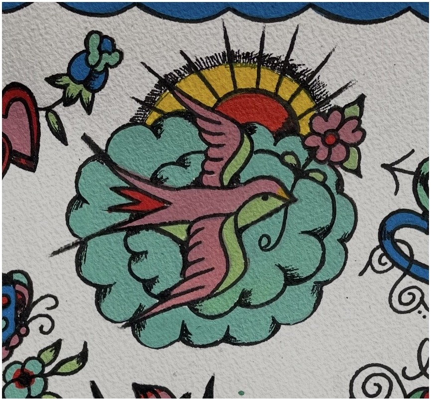 pink bird redfiresun
