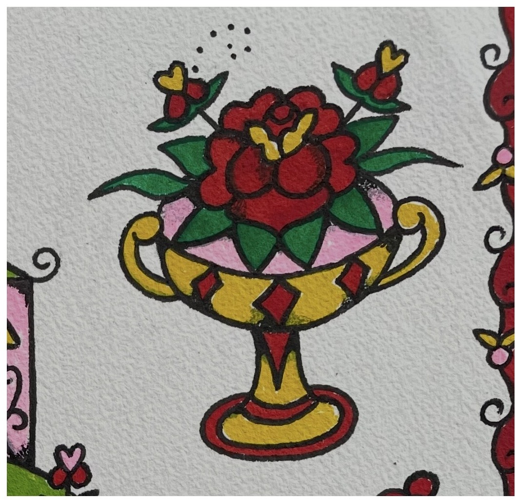 rosebud vessel