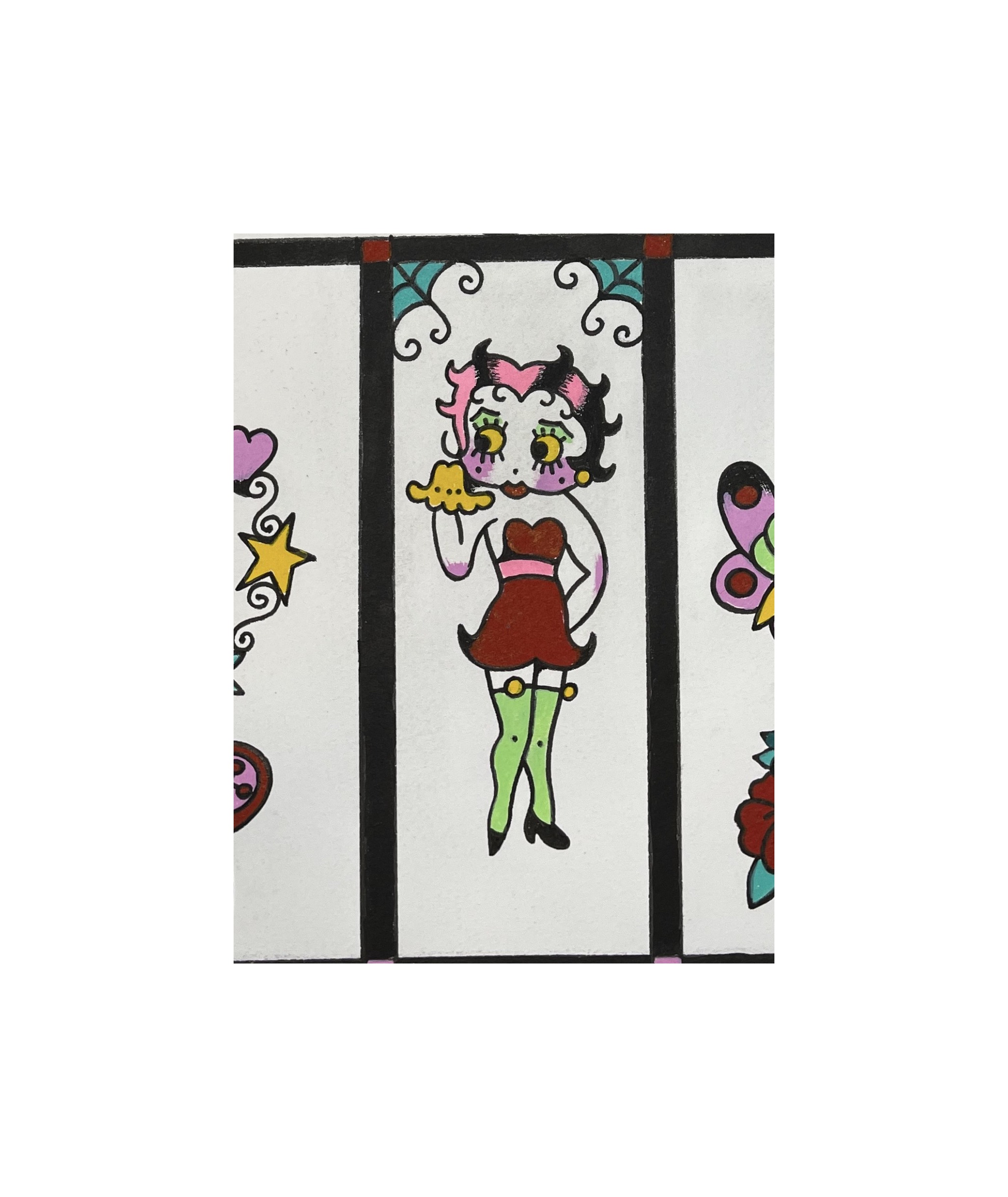 Betty all dressed up