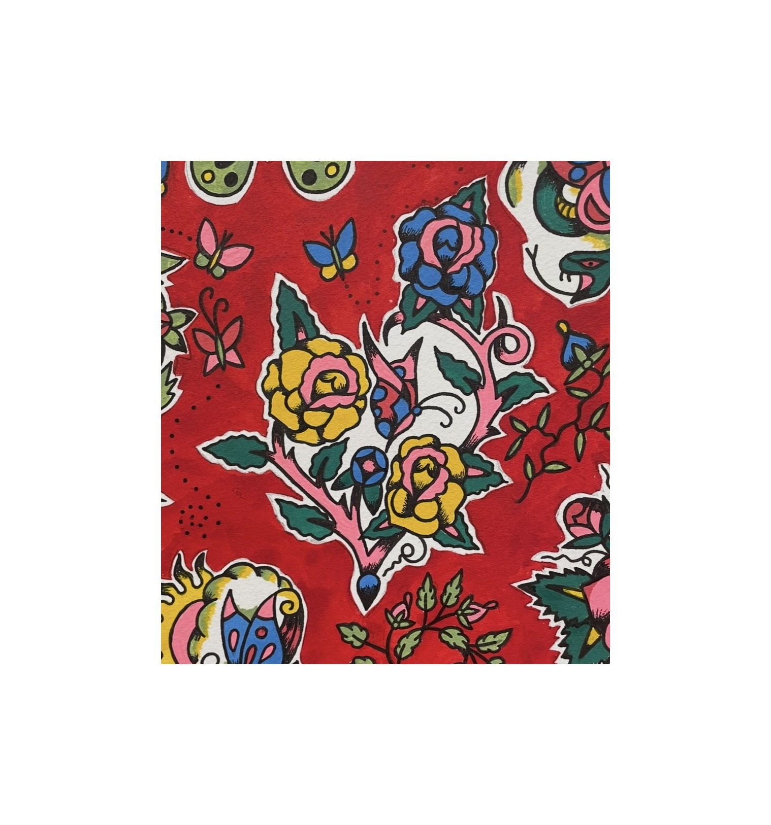 butterfly rose heart love