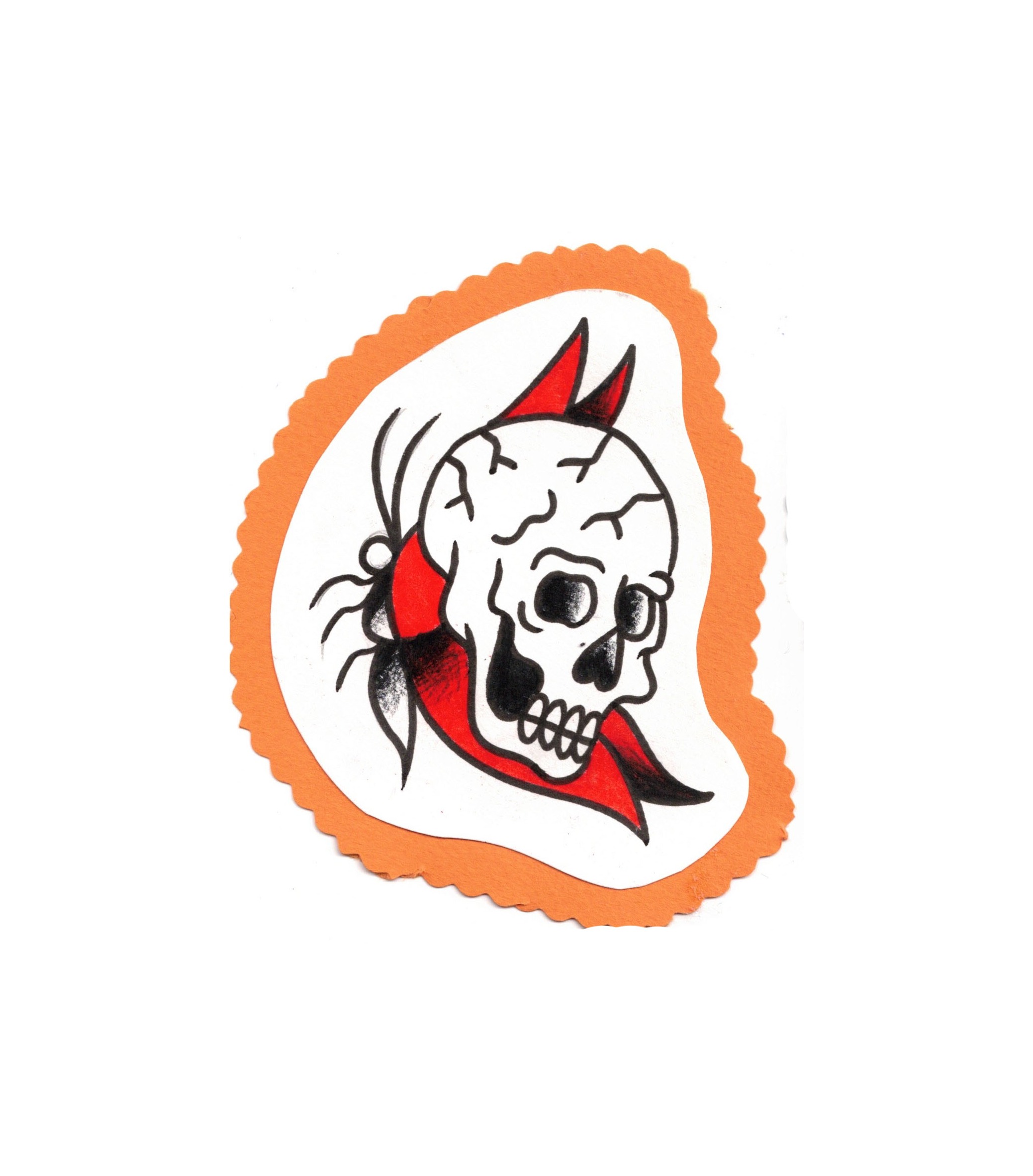 butterfly skull
